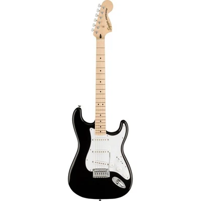 Guitarra Eléctrica Squier Affinity Series Stratocaster, Diapasón de Arce, Negra Foto 1 de 4