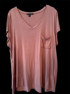 Rosa Mauve Cable & Gauge Woman 2X Damen T-Shirt mit Tasche V-Ausschnitt - Bild 1 von 6