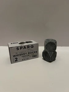 SPARQ Whiskey Rocks 2er Set The Original Speckstein Steine Getränk Schnaps Steine 093 - Bild 1 von 4