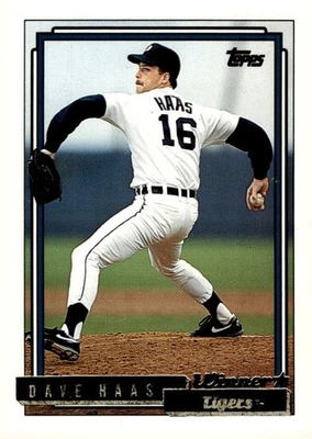 1992 Topps #665 Dave Haas Gold Winners - Image 1 of 2