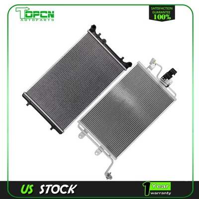 Fits  Audi TT Volkswagen Golf Jetta Replacement Radiator & Condenser Assembly - Image 1 of 4