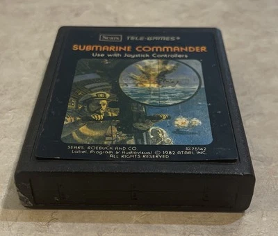 Submarine Commander Atari 2600 Sears Tele-Games Authentic Vtg 1982 Untested - Image 1 of 4