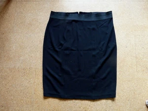Rock eng H&M 2XL XXL 52 54 Bleistiftrock schwarz Stretch Schlauchrock Gummibund - Bild 1 von 7