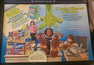 Nickelodeon Takes Over Your School Sweepstakes 2001 Print Ad 16x11 - Picture 1 of 1