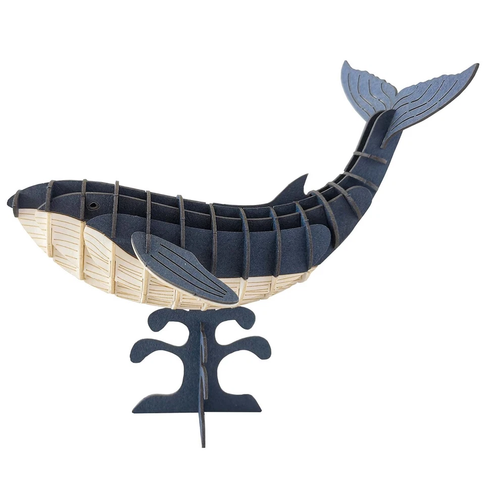 Fridolin Modello di carta 3D balena blu - Immagine 1 di 2