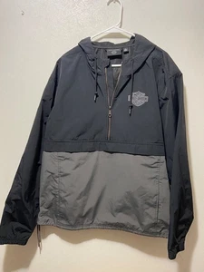 Harley Davidson Herren Essential Wasserabweisende Anorak Jacke XXL - Bild 1 von 11