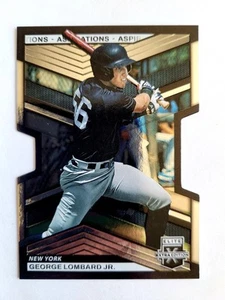 2023 PANINI ELITE EXTRA ASPIRATIONS BLACK GEORGE LOMBARD JR RC! 1/34! 1/1! FIRST - Picture 1 of 5