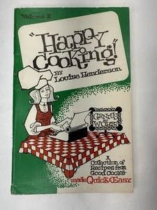 Vintage 1967 Happy Cooking By Louise Henderson Paperback - Bild 1 von 5