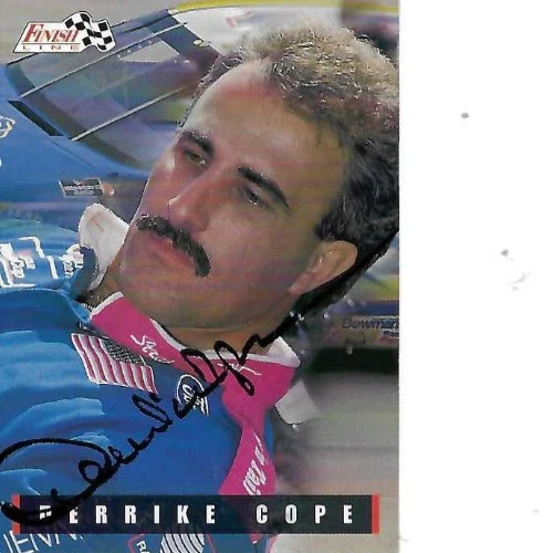 DERRIKE COPE SIGNED 1995 CLASSIC FINISH LINE RACING #119 - NASCAR - Image 1 of 1