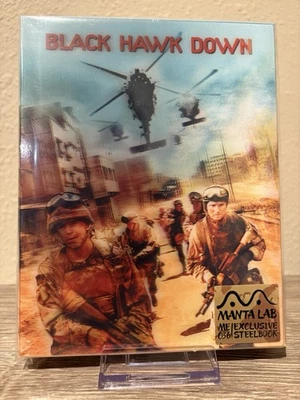 Black Hawk Down Manta Lab ME#36 Double Lenticular A SteelBook (Sealed) Foto 1 de 4
