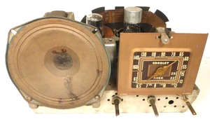 Vintage CROSLEY 52. TABLETOP: ungeprüftes GEHÄUSE mit allen 5 RÖHREN & guter Stimmung - Bild 1 von 7