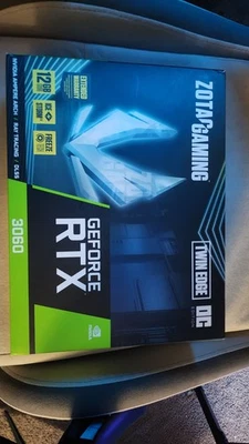 ZOTAC GAMING GeForce RTX 3060 Twin Edge OC 12GB GDDR6 Graphics Card - Image 1 of 4
