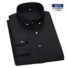 Mens Dress Shirts Long Sleeves Diamond Buttons Formal Business Casual Shirts Top
