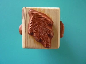 Pinecone Cube Rubber Stamp (4) Images STAMPOURRI - Picture 1 of 5