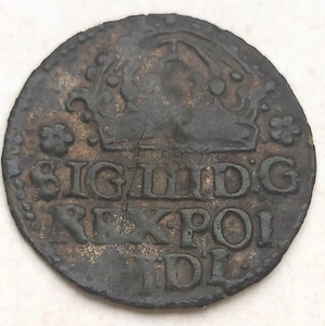 1614 POLACA SIGISMUND III Vasa. Tamaño grande grande grueso - Imagen 1 de 4