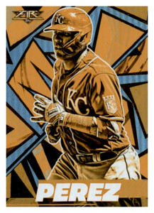 2021 Topps Fire Gold Minted #158 Salvador Perez NM-MT Royals ID:44762