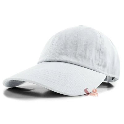 Gorra de béisbol estilo polo lisa de algodón lavado ajustable para hombre y mujer Foto 1 de 4