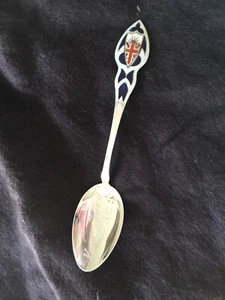 Sammlerstück Vancouver, British Columbia Sterlingsilber/emailliert Souvenir Löffel  - Bild 1 von 5