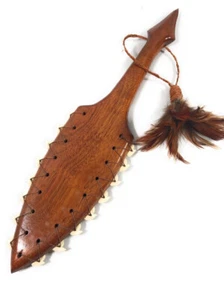 Hawaiian Koa Lei O Mano 21 inch w/ Diamond Tip | #koa1595a - Picture 1 of 1
