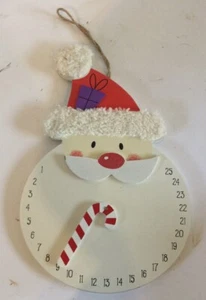 Weihnachtsmann Plakette - Weihnachtsmann Spaß Kinder - Countdown bis Weihnachten - Bild 1 von 3