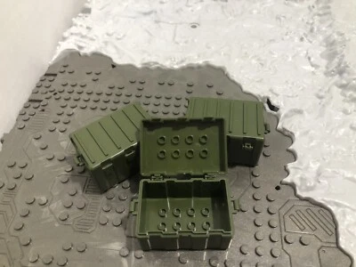 Halo Mega Bloks Construx e Outros Blocos Compatível 3 X Grande Estojo Utilitário Verde - Imagem 1 de 4