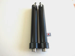 Lowrider Hydraulics black 8"cylinders, side port, lock-in screw, & str fittings - Picture 1 of 3
