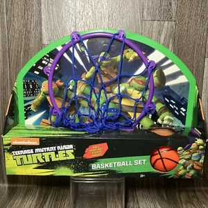 Teenage Mutant Ninja Turtles SHELL SLAMMIN BASKETBALL GOAL Playset Jakks Pacific - Picture 1 of 8