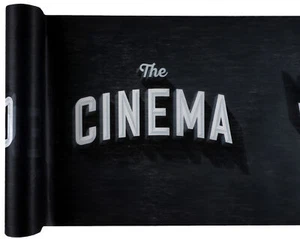 Hollywood Cinema Table Runner Movies Cinema Film Clapboard Party Decoration - Picture 1 of 6