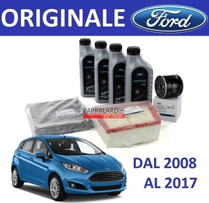 KIT TAGLIANDO FILTRI ORIGINALI + OLIO 5W30 FORD FIESTA 6 VI 1.4 GPL LPG DAL 2008 - Foto 1 di 1