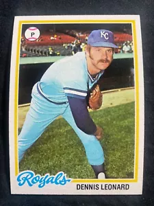 1978 TOPPS #665 DENNIS LEONARD NM-MT BASEBALL CARD - Picture 1 of 1