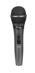 Stagg SDMP15 Dynamic Karaoke on/off Microphone w/  11ft Cable (1/4 - XLR female) - Picture 1 of 3