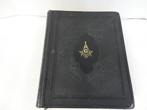 Sacra Bibbia Massonica Ed. Vintage Ciclopedico Indicizzato 1949 Edizione Lettera Rossa Hertel - Foto 1 di 17