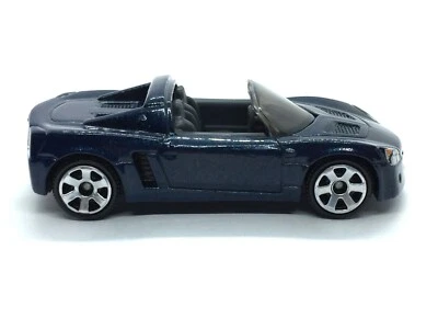 2002 Matchbox Opel Speedster Car Metallic Dark Blue Die Cast 1/55 Scale Loose  - Image 1 of 4