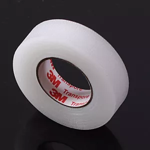 3M TRANSPORE Medical Tape 1.25cm Width Breathable Eyelash Extension Latex Free - Picture 1 of 17