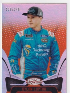 2018 CERTIFIED ORANGE /249 DYLAN LUPTON NASCAR PARALLELS (AG)2206