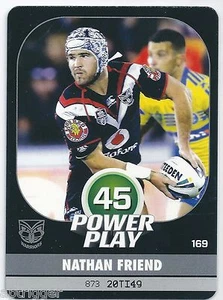 2015 NRL Power Play Base Card (169) Nathan FRIEND Warriors - Picture 1 of 1