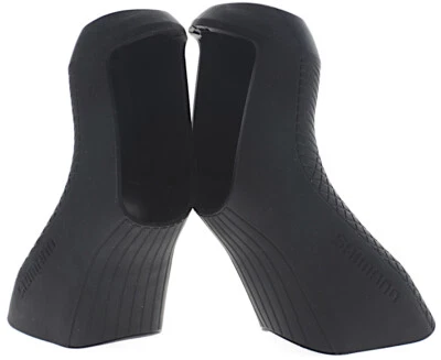 Shimano Ultegra Di2 ST-R8070 Hydraulic STI Lever Hood / Bracket Cover Set, Black - Image 1 of 2