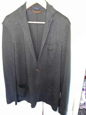 Lands' End unstructured grey jersey blazer size M - Image 1 of 4