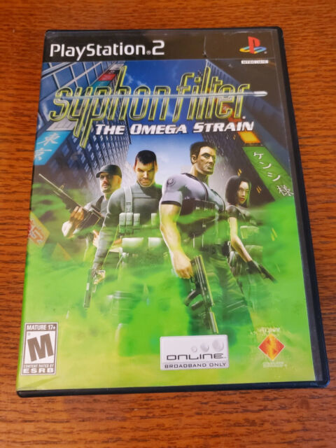 Syphon Filter The Omega Strain Playstation 2 PS2 Black Label Slip