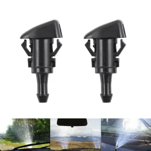 2x Spray Washer Nozzle Fit Jeep Compass 2011-2017 Windscreen Wiper Jet 5165712AA - Picture 1 of 8