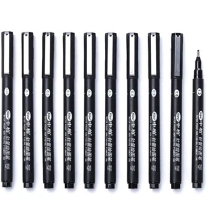 10 stylos à encre fine doublure pour illustration d'artiste, croquis, dessin technique - Photo 1 sur 5