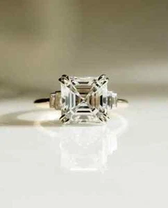 2 Ct Exquisite Great Shine ASSCHER CUT Loose Lab Grown Diamond VVS1 Certified - Picture 1 of 12