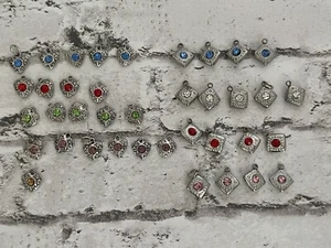 38 Metall Geburtsstein Anhänger Neu ohne Etikett - Bild 1 von 3