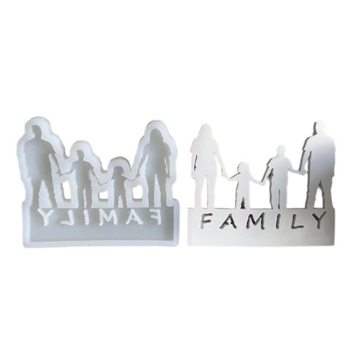 Family of Four Resins Silicones Molds for Art Craft Project eBay