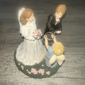 DEMDACO Vtg 2001 - Prayers and Promises "May I Have the Ring" Angel Wedding - Picture 1 of 5