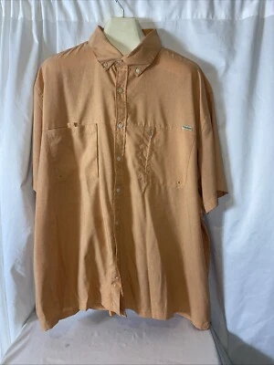 Camisa ventilada Tallwoods Element Wear para hombre manga corta melocotón pesca al aire libre Z2 Foto 1 de 4