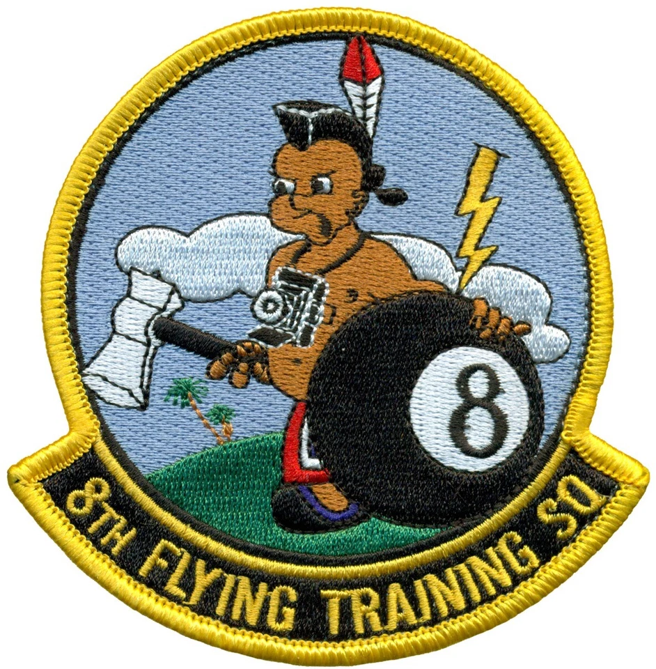 USAF  8th FLIGHT TRAINING SQUADRON PATCH - Image 1 of 1
