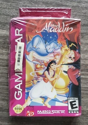 SEALED Sega Game Gear Disney Aladdin Game Brand New Factory CIB Authentic NOS - Image 1 of 4