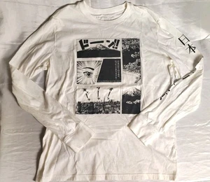 Aeropostale Large Langarmshirt weiß asiatische Grafik abgebildet - Bild 1 von 5