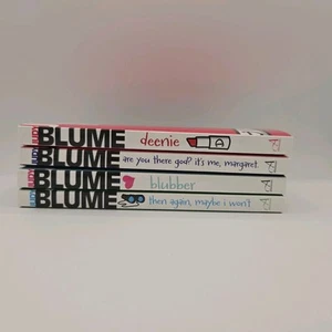 Judy Blume Books Lot of 4 - Deenie, Margaret, Blubber, Maybe I Won’t - Imagen 1 de 10
